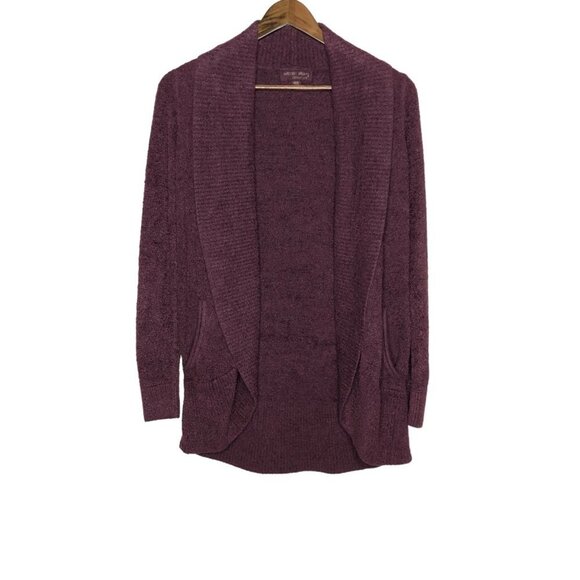 Barefoot Dreams Cozychic Lite Purple Style 452 Cardigan Size XS/S‎ - Picture 1 of 8